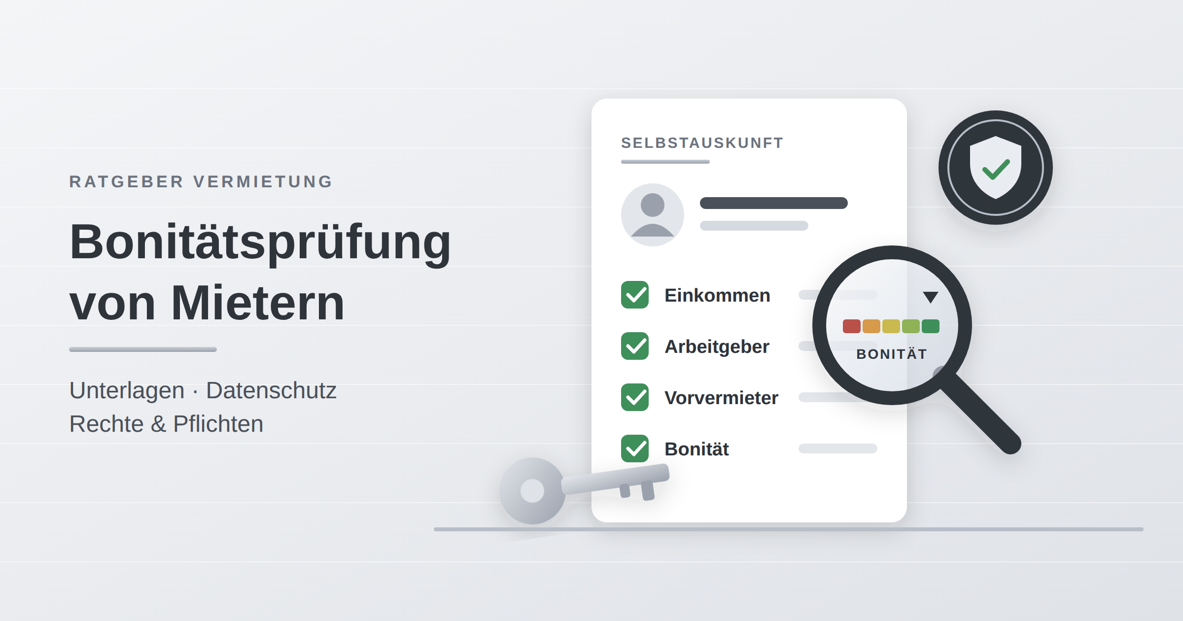 Bonit&auml;tspr&uuml;fung von Mietern
