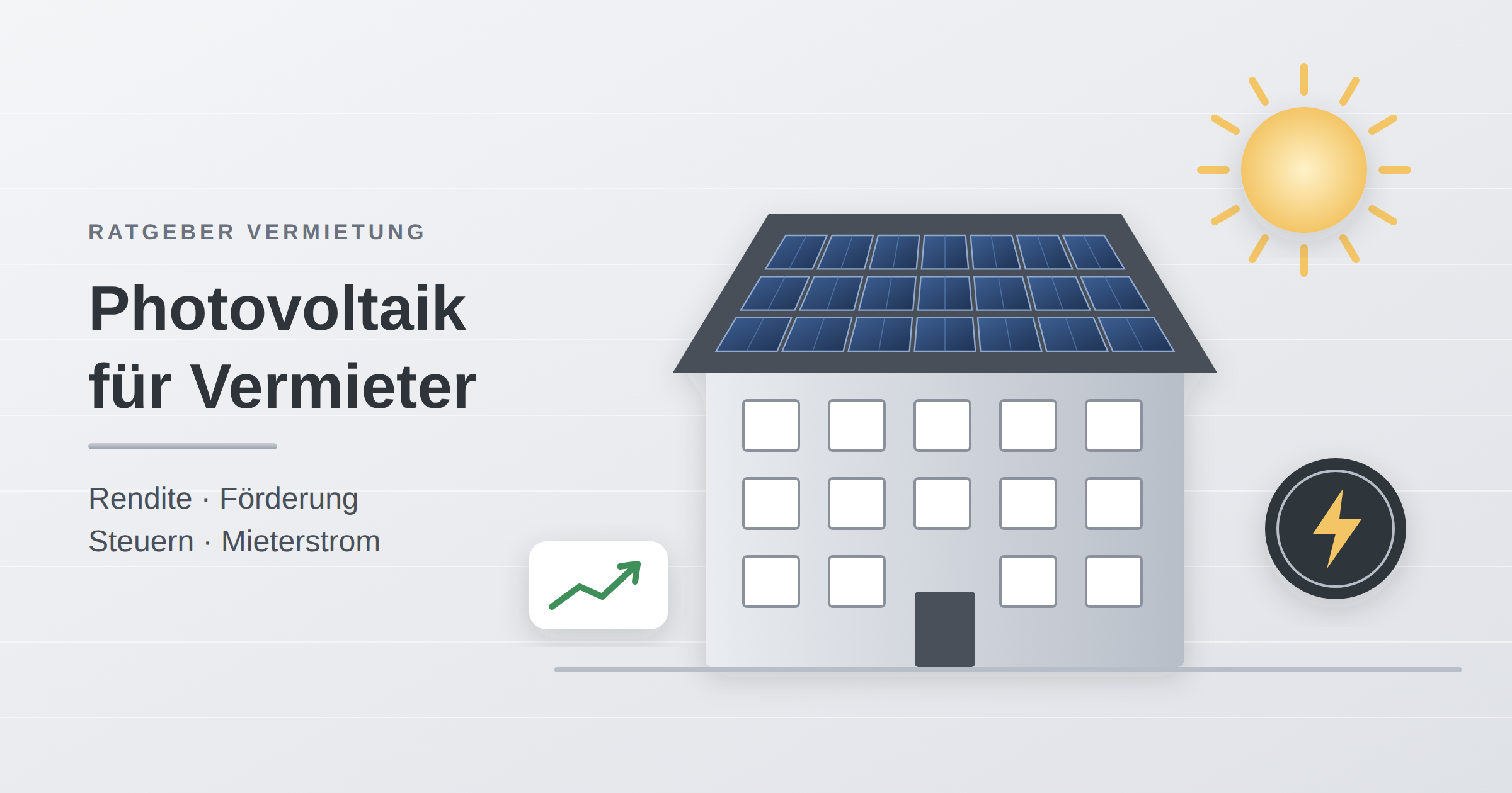 Photovoltaik im Mietshaus